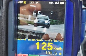 Obraz z pomiaru prędkości.