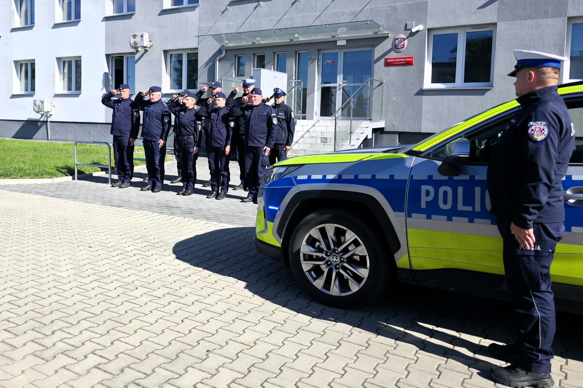 Policjanci w Lubaczowie uczcili pamięć podkomisarza Natana Sieronia